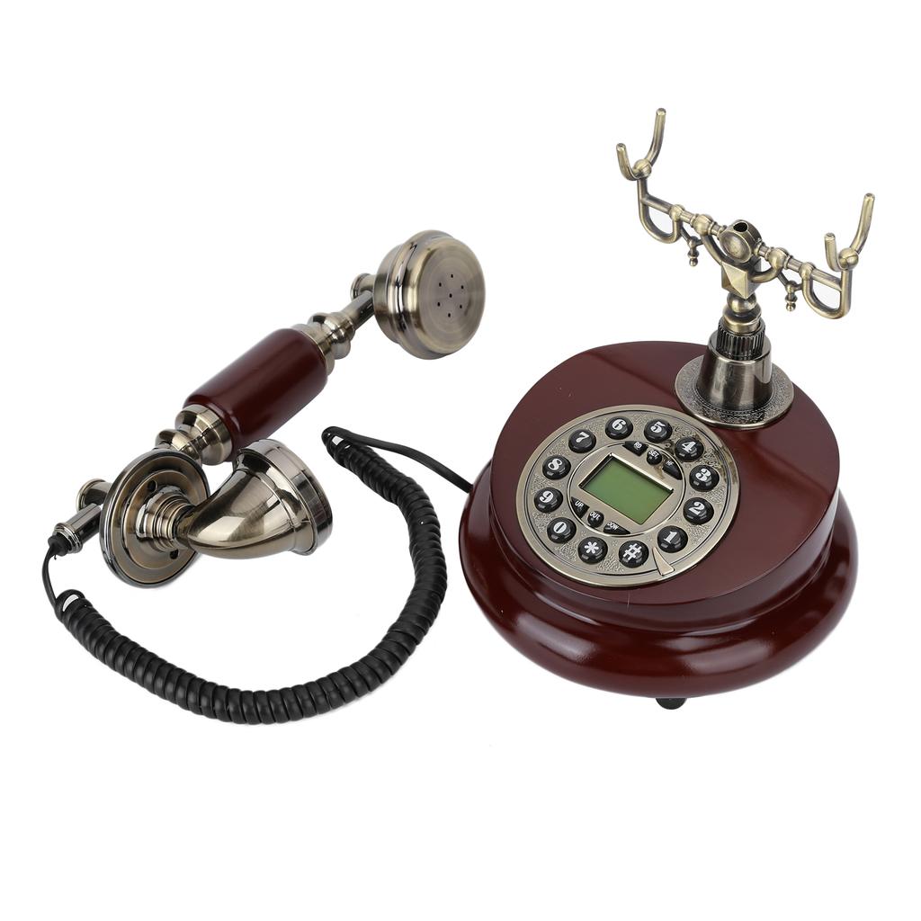CTN8026 Винтажный настольный телефон Многофункциональный стационарный телефон ABS с функцией повторного набора номера Flash