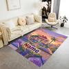Bluey's Classroom Adventure Customizable Name Floor Rug Office Rug Perfect for Kitchen Outdoor Hallway Balcony Anti-slip Rug Anime Office Decor