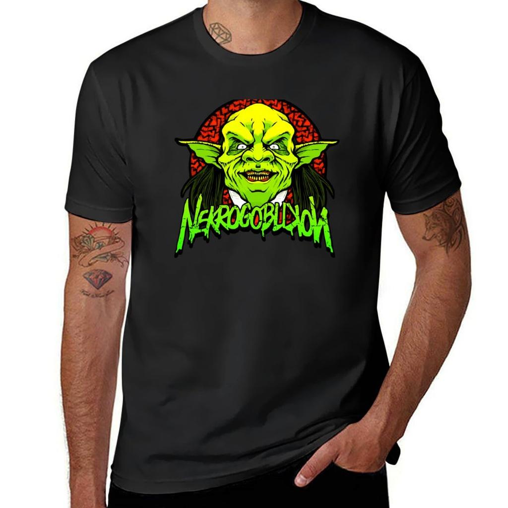Nekrogoblikon Merch T-Shirt man clothes kawaii clothes summer designer shirts men tshirt