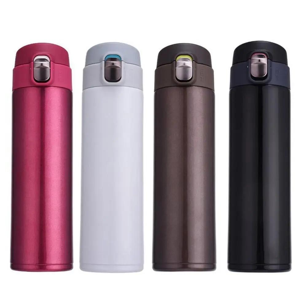 Stainless Steel Thermal Mug 500ML Capacity Bouncing Cover Thermo Cup large Capacity Temperature Retention Coffee Mug