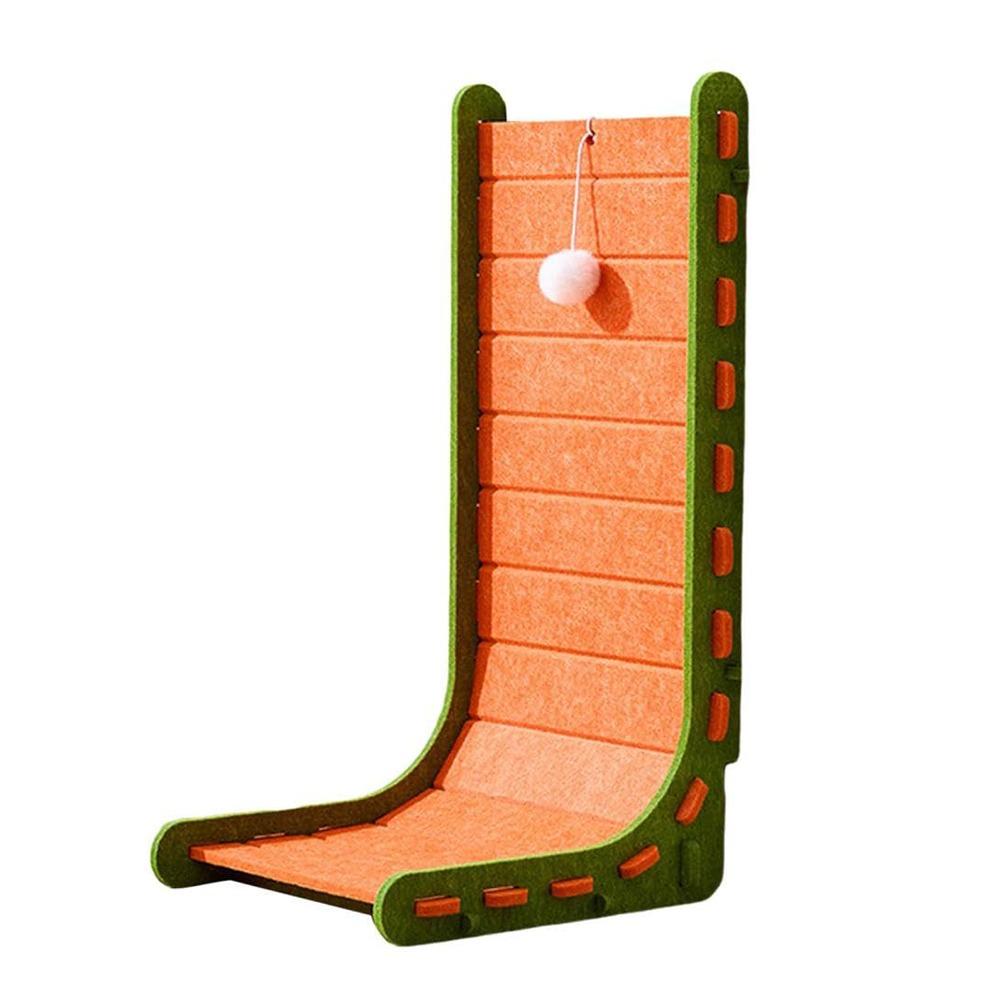 Vertical L-Type Cat Scratch Board Anti-Scratch Felt Cat Climbing Frame Nest Integrated No Shedding Cat Scratch Pad Pet Gifts