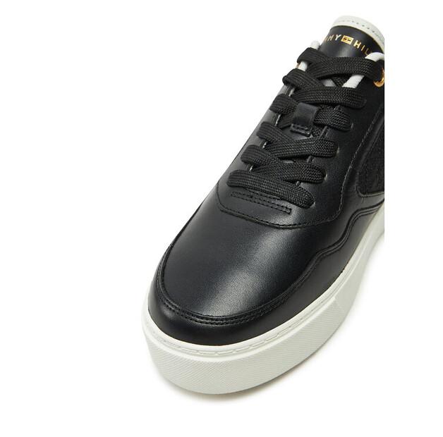 Tommy Hilfiger Platform Monogram Sneaker FW0FW08121 Black