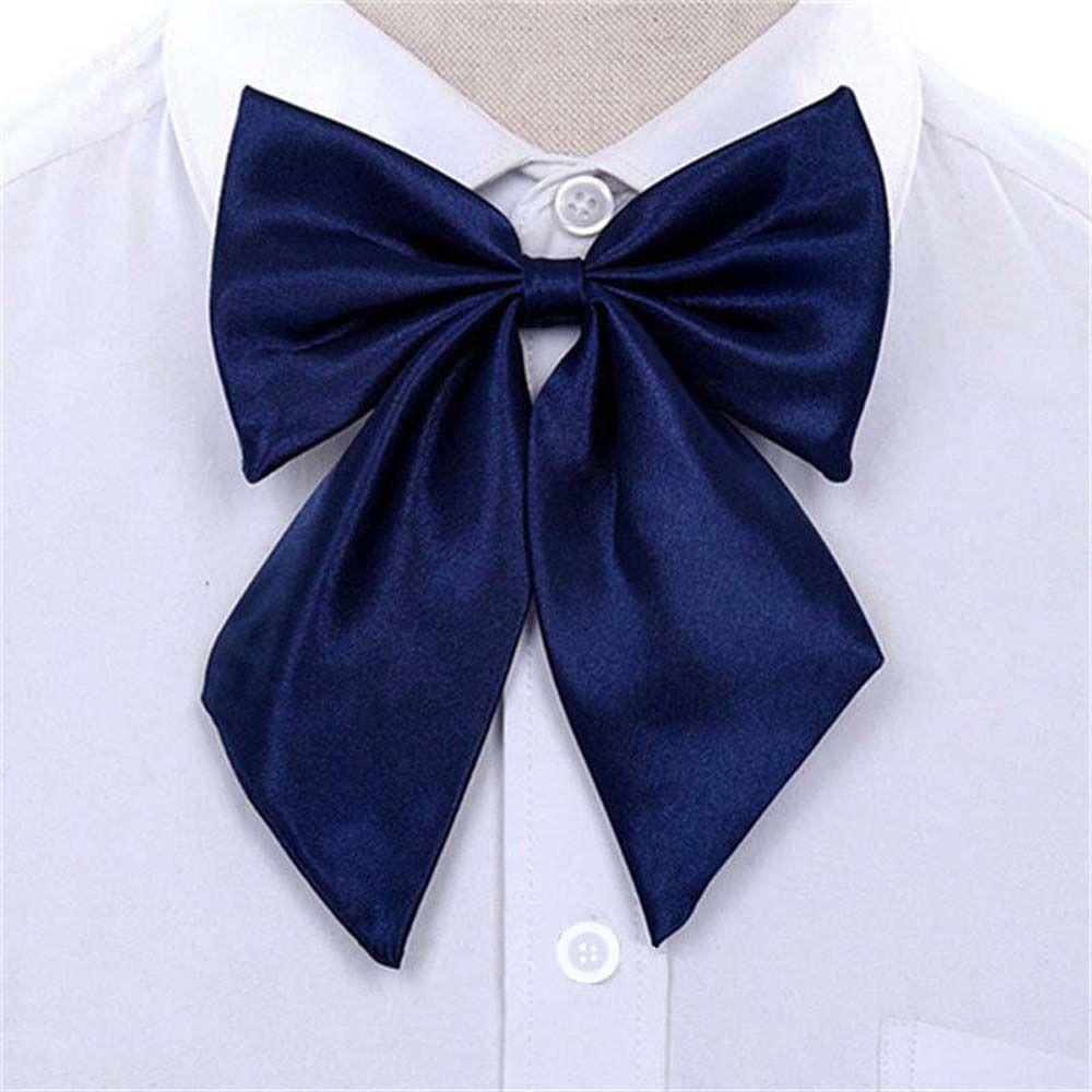 Корейский стиль стюардесса авиакомпании галстук в горошек JK униформа галстуки-бабочки галстуки с бантом дамы/девочки