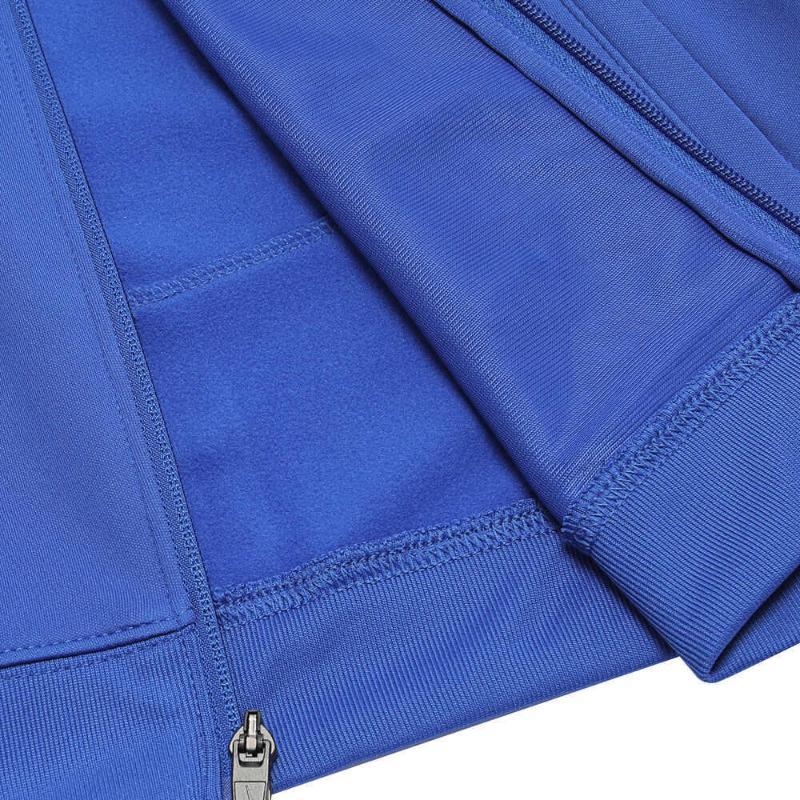 Nike Повседневная мужская куртка с воротником-стойкой и длинными рукавами, синяя HF0687-497