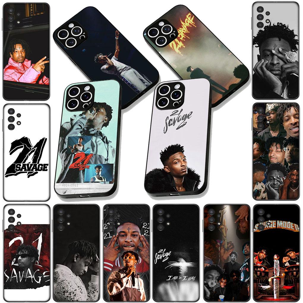 21 S-Savages Чехол для телефона Samsung Galaxy S25 S24 S23 FE Plus Ultra S7 Edge A16 A15 5G s25+ Мягкий чехол
