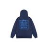 Mens Unisex Hooded Sweatshirt Letter Print Loose Fit Casual Top