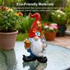 Hand-Painted Resin Gnomes Clearance Gifts for Women Fairy Garden Accessories for Indoor Outdoor Home Patio Yard Lawn
