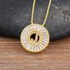 Nidin Name Initials A-Z 26 Zircon Letters Necklace Gold Color Alphabet Clavicle Chain Choker For Women Pendant Collar Jewelry