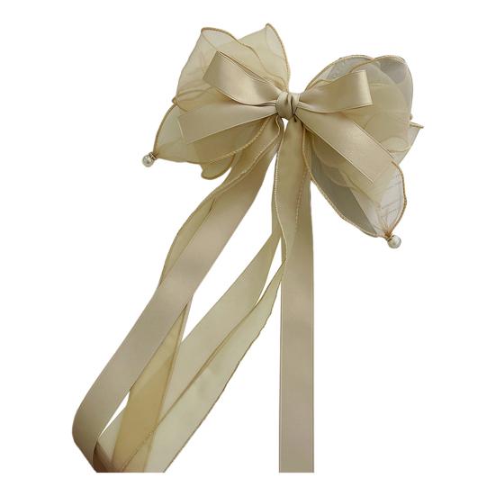 1/2 шт. женские заколки-банты для волос гладкие атласные заколки-банты с леопардовым принтом длинные хвосты аксессуары для волос