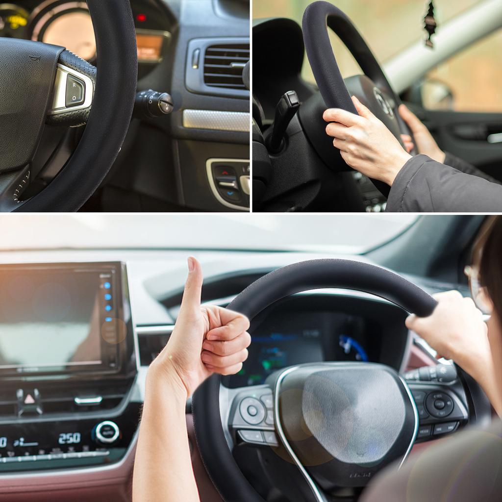 Крутые нескользящие силиконовые защитные чехлы на руль, силиконовые чехлы на руль автомобиля