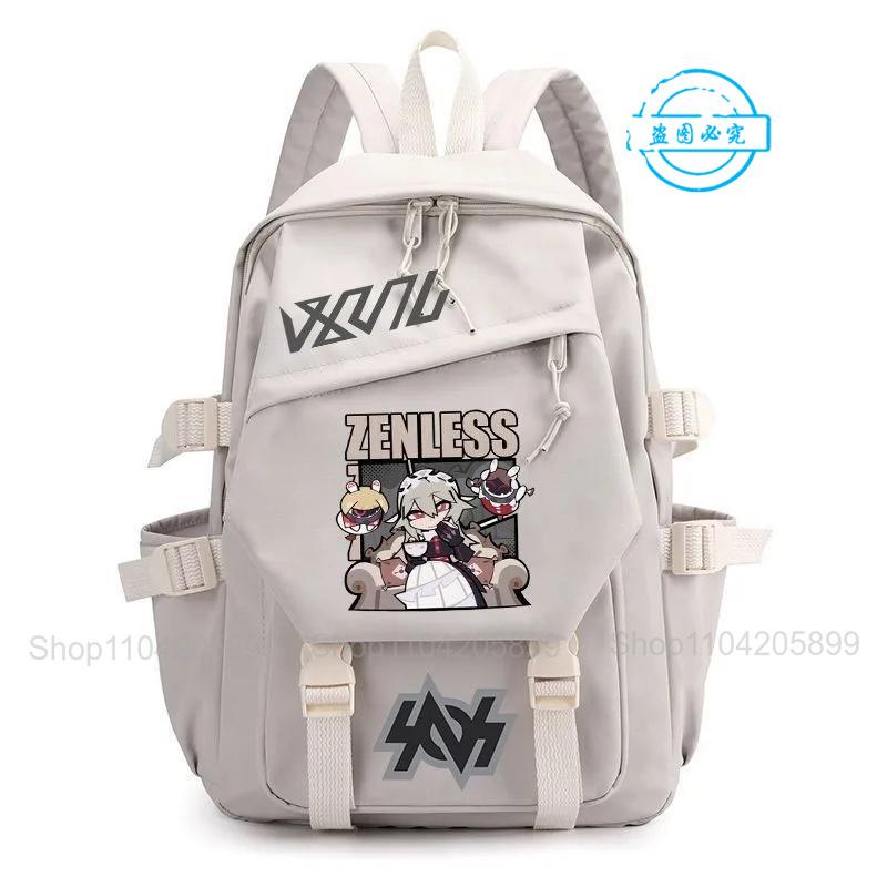 Рюкзак Zenless Zone Zero Аниме Игра Девочки Мальчики Mochila Студенческие Школьные Сумки Мультяшный Дорожный Рюкзак Праздничный Подарок