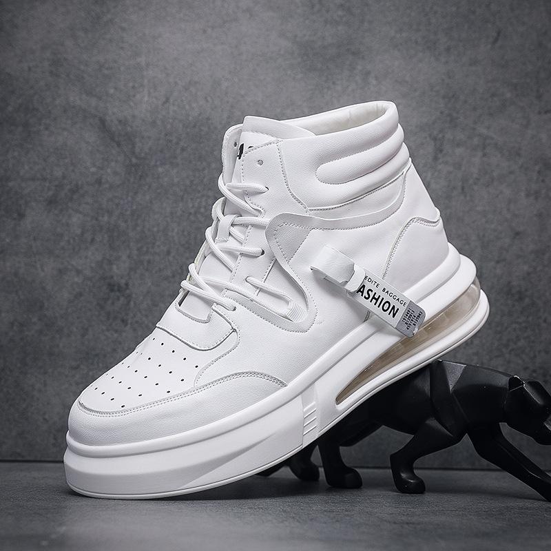 Нишевая мужская обувь осенне-зимняя белая обувь спортивная и любительская обувь на воздушной подушке модная обувь для скейтбординга персонализированная универсальная обувь Вэньчжоу