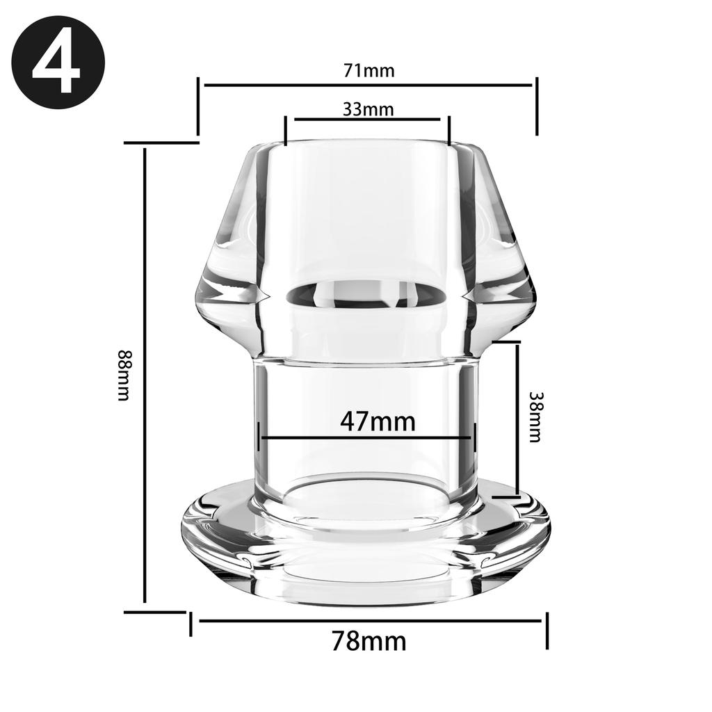 Полый туннель Анальная пробка Анальная пробка Резьба Анальная пробка Секс-игрушки Анальные пробки Обучение мастурбации Начинающие Опытные пользователи Секс-игрушки для взрослых