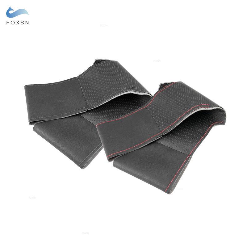 Car Accessories Braid On Steering Wheel Leather Cover Trim For Mini Coupe 2001-2006 Convertible 2004-2008 For Mini R50 R53