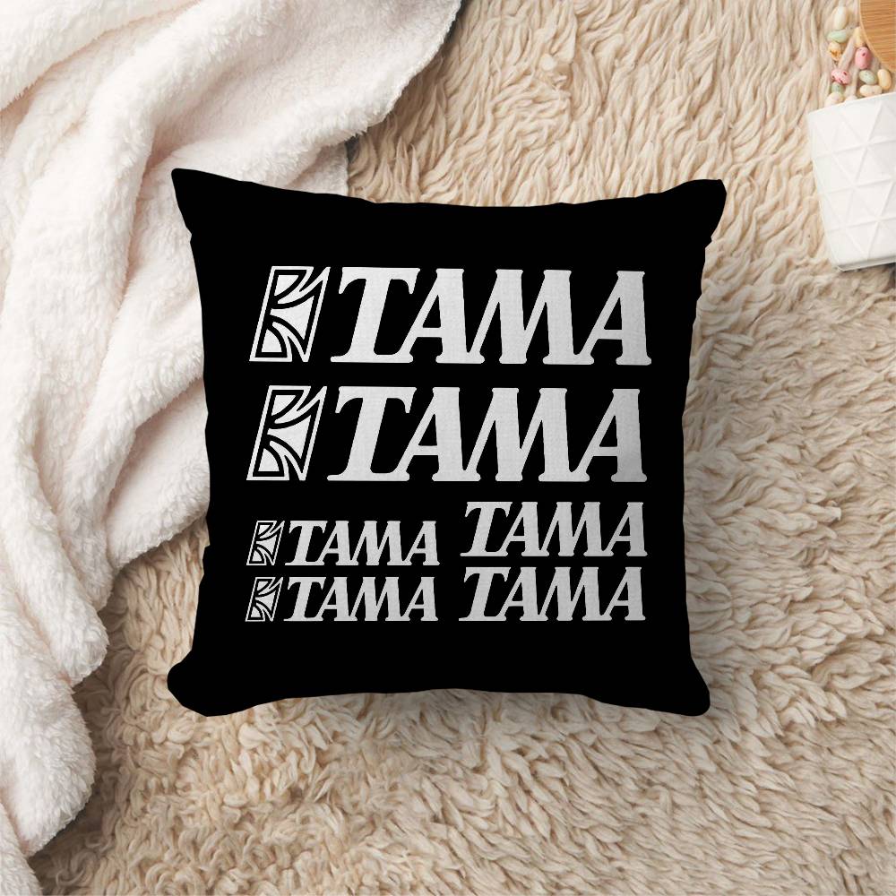 Stylish TTAMA Drum Personalized Pillow Cover Kids Bedroom Wild Party Decor Pillowcase kid Birthday shower Gift