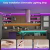 LED Strip Light RGB 5050 Color Changing Light Strip Intelligent Light Strip 3-key Remote Control Night Light Decoration Living Room Christmas Party