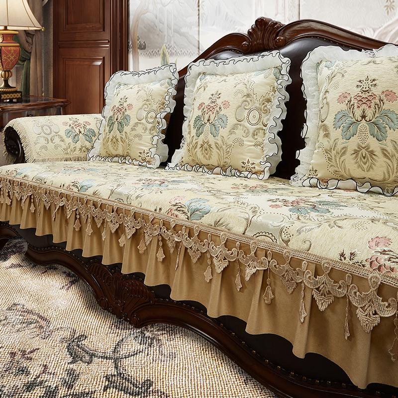 Роскошная европейская нескользящая подушка и чехол для дивана из натуральной кожи