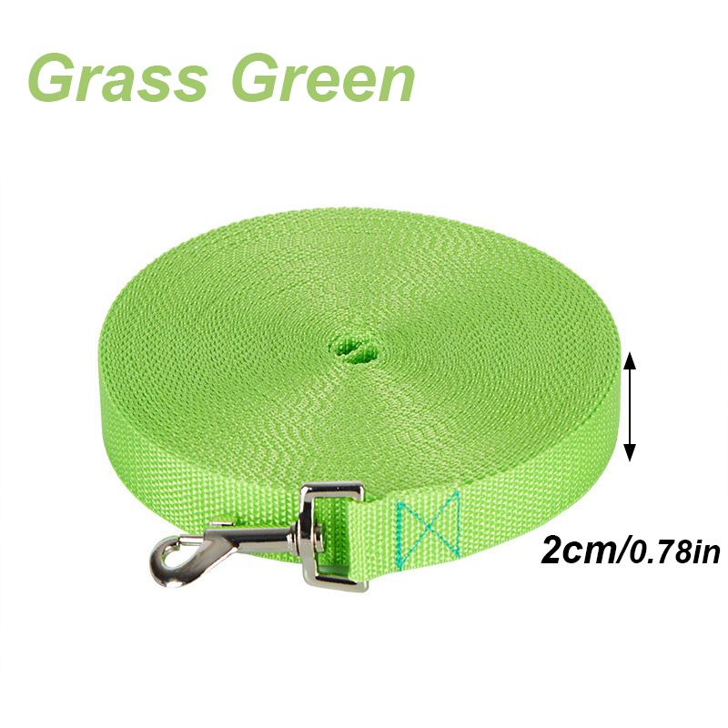 Nylon Durable and strong traction rope Pet Solid Color Long Lanyard Traction Rope for Small Large Dogs 5M 10M 20M 30M Lead Item