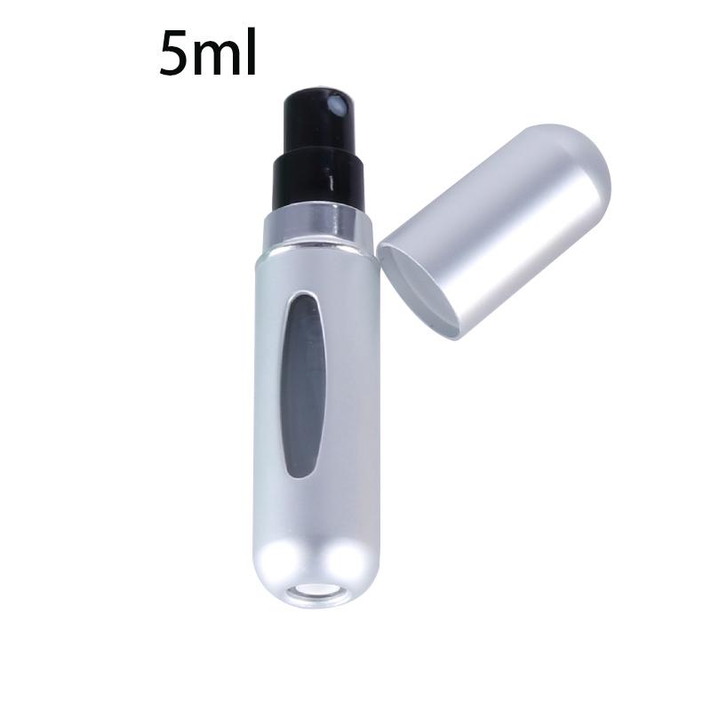 Refillable Mini Perfume Bottle Portable Cosmetic Bottle Spray Bottle Atomizer Spray Container Travel Refillable Bottles 5ml KTY