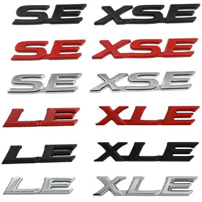 3D Металл Se Xse Le Xle Логотип Эмблема Значок Наклейки Стикер