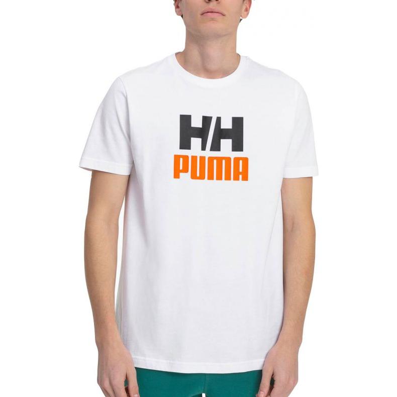 Puma Футболка Helly Hansen Co-Brand с коротким рукавом, мужская, белая 597085-02