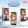 Bluetooth Магнитный Дисплей для Селфи: Беспроводной проектор для прямых трансляций с заполняющим светом и задним мониторингом