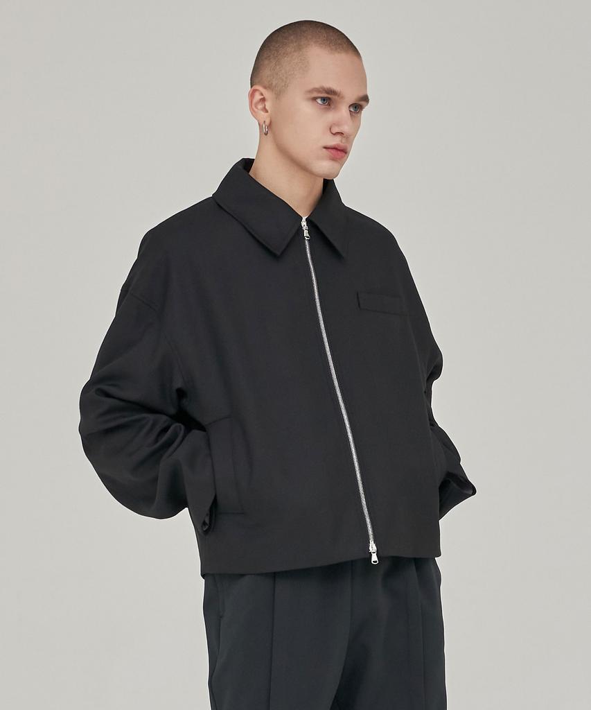 Intersection Premium Cropped Oversized Jacket