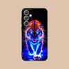 Неоновый чехол для мобильного телефона с тигром для Samsung Galaxy S26 S25 S24 S23 S22 S21 S20 Note20 Plus FE Ultra Цветная крышка