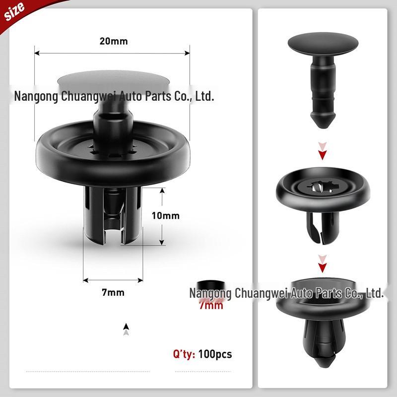 Автомобильные клипсы для крыльев и бамперов