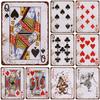 Playing Card Poster On the Wall, Metal Plaque 20x30cm