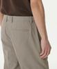 MUSINSA STANDARD Cool Touch Semi-Wide Hidden Banding Slacks [Grayish Beige]