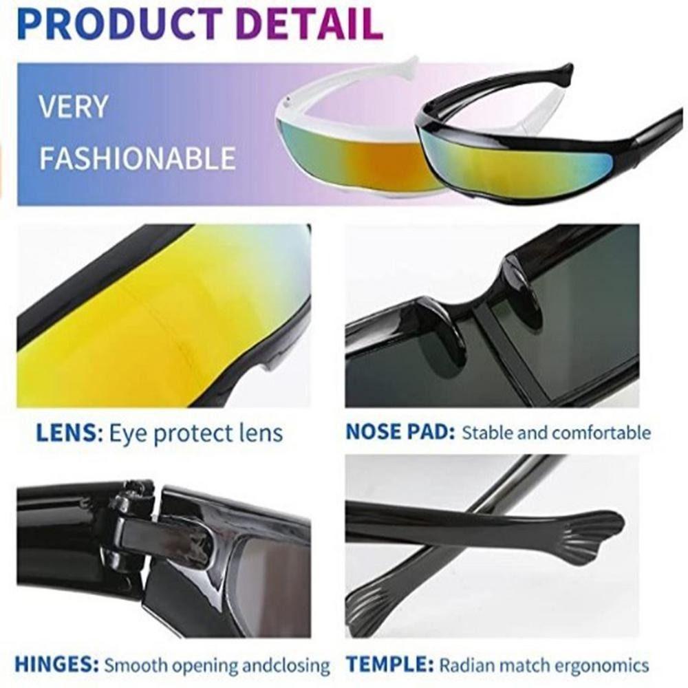 Cycling UV Sandproof Laser Eyeglasses Bike Eyewear Cyclops Visor Sunglasses Motorcycle Glasses