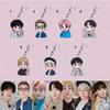 Повседневный Набор Мультяшный Брелок, Bangtan Boys Повседневный Стиль Мультяшная Фигурка Брелок, Kpop Идол Подвеска на Сумку для Фанатов ARMY