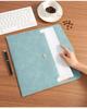 Waterproof Leather A4 Student File Envelope - Large Capacity, Durable Stationery Bag