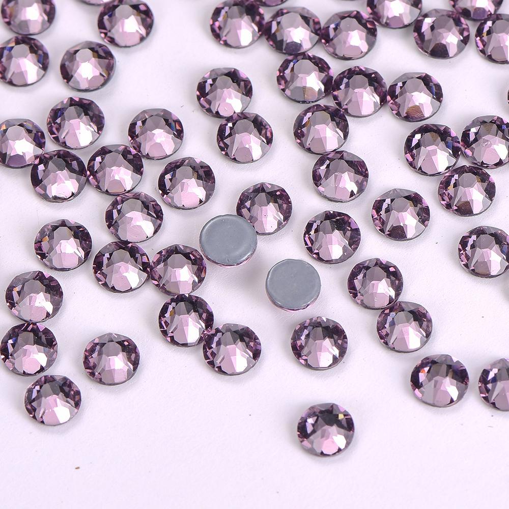 Strass Sewing Fabric Crystal Garment Hotfix Diamond Rhinestone Small Clear Flatback 70 Colors AB 8 Big and 8 Glass