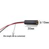 High-Power Red Laser Module with 10X30mm Glass Lens, 650nm, 100mW, Ultra-Small Spot, for Marking Machines