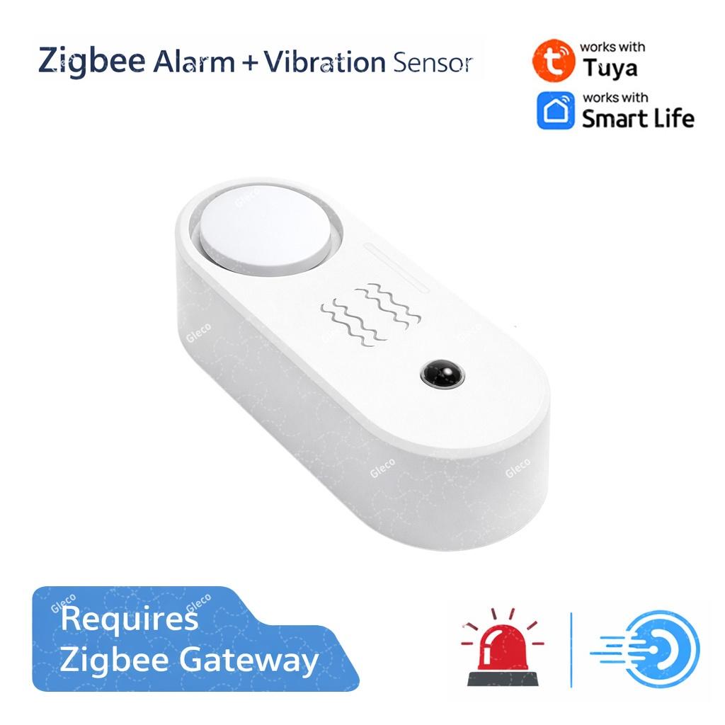 ZigBee Tuya Smart Siren Alarm Optional Vibration Detector 110dB Sound Light Home Linkage Security Alert Support 2MQTT Smart Life