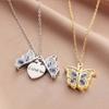 Ожерелье с подвеской в ​​форме бабочки, женское легкое нежное ожерелье, ювелирные изделия, подарки