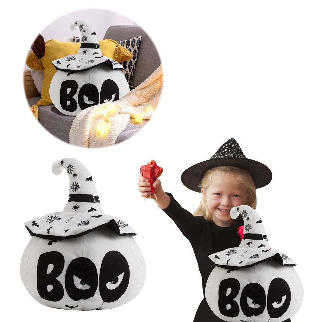 Подушка на Хэллоуин Милая плюшевая игрушка на Хэллоуин Украшение для семейной вечеринки Плюшевая игрушка-подушка Подушка для украшения вечеринки на Хэллоуин