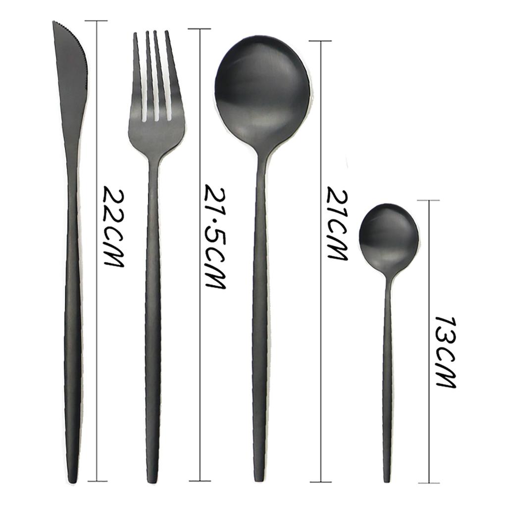 Gold Matte Cutlery 32Pcs/ Stainless Steel Dinnerware Set Cutlery Dinner Tableware Western Fork Set Dropshipping Silverware Set