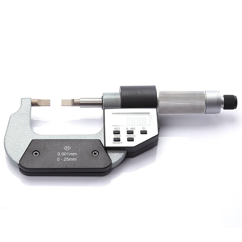 Digital Thin Blade Flat Head Micrometer