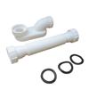 Adjustable Drain Pipe Flexible Flat P Trap Durable Freestanding Tub Drain  Bathtub Shower