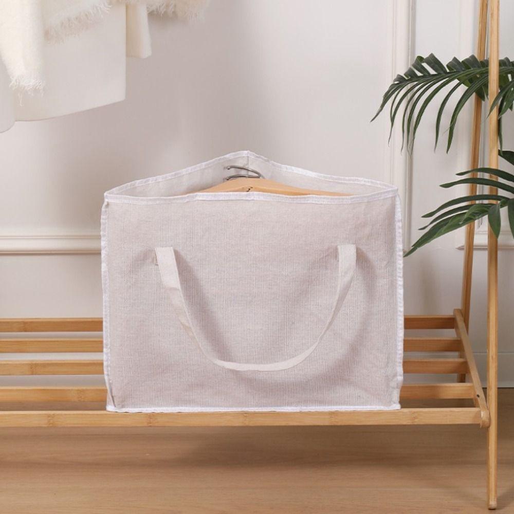 with Handle Triangular Storage Bag Large Capacity Hanger Storage Bag Home