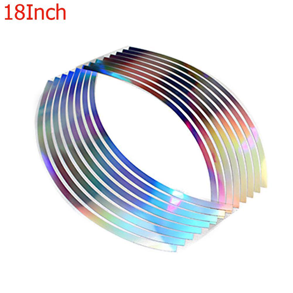 10/12/14/18" Наклейки 16 полос Мотоциклетная лазерная лента для обода колеса Автомобиль