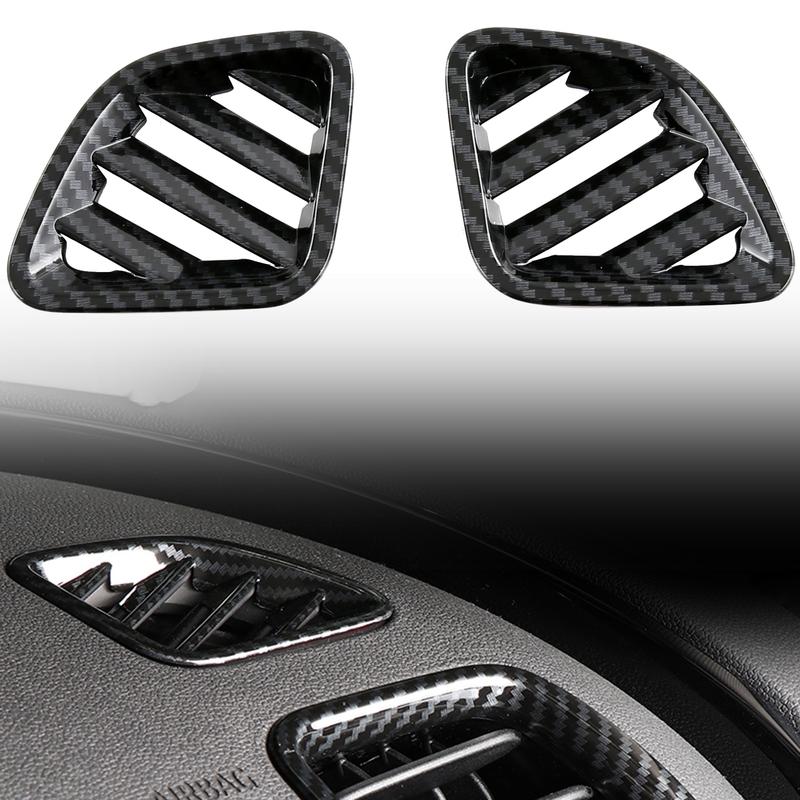For Mini Clubman F54 2015- Car-Styling ABS Front Upper Air Vent Outlet Cover Trim Interior Decoration Accessories