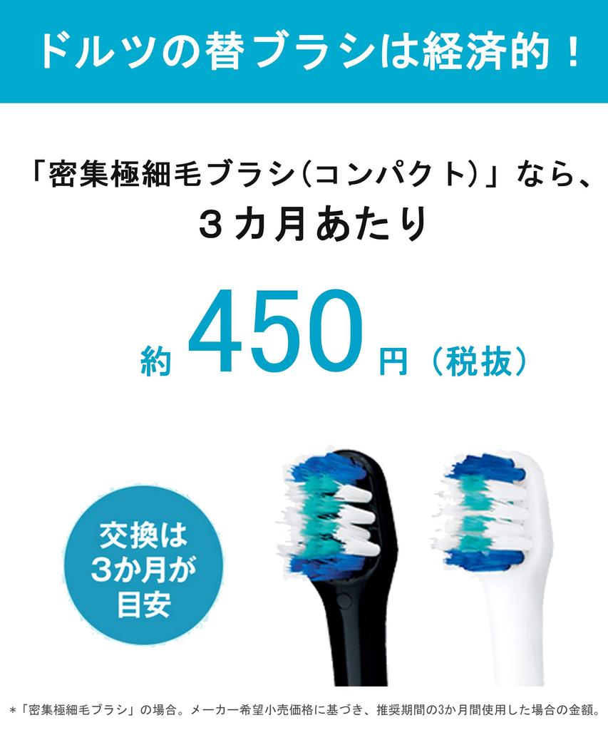 Panasonic Электрическая зубная щетка Dolts White EW-DP33-W