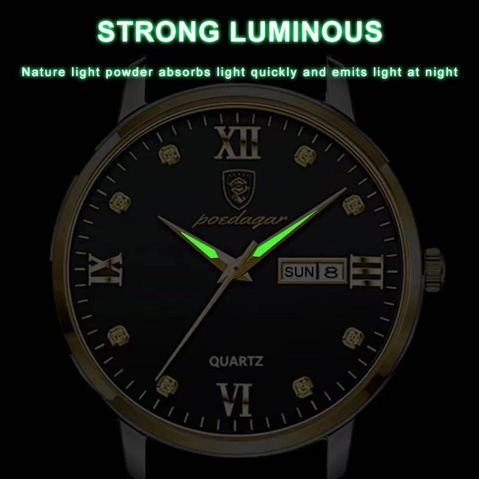 Новинка 2023 года, роскошные деловые часы, кварцевые спортивные часы, мужские часы для отдыха, мужские часы