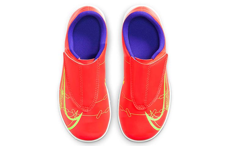 Nike Mercurial Vapor 14 Killer 14 Club PS V Низкие Детские Футбольные Бутсы Оранжево-Красные Дети Возраст 3-7 Лет CV0839-600