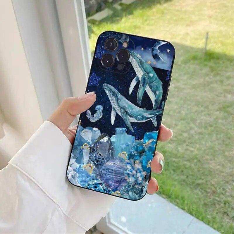 Чехол для телефона с изображением кита для iPhone Samsung Galaxy Redmi Xiaomi Oppo OnePlus Note SA 7 8 9 10 11 12 13 14 20 21 22 23 53 54 Pro Max Plus Ultra TPU Soft
