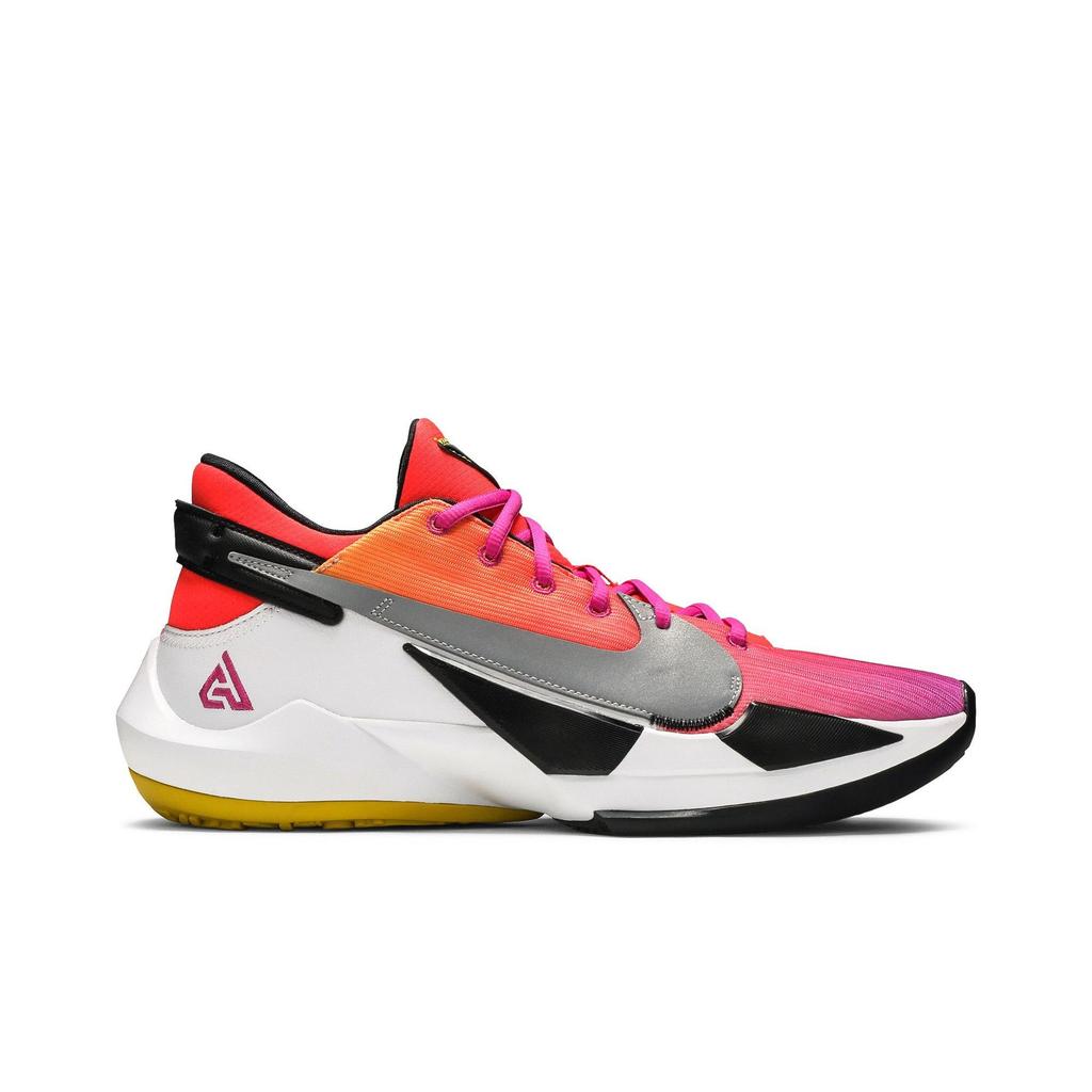 Nike Zoom Freak 2 NRG 'Gradient Fade' (Unisex) Bright Crimson / Fire Pink / White / Black Basketball Shoes DB4689 600